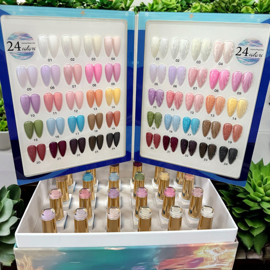 Set 24 Colors Pearl Mermaid Gel Polish Collection