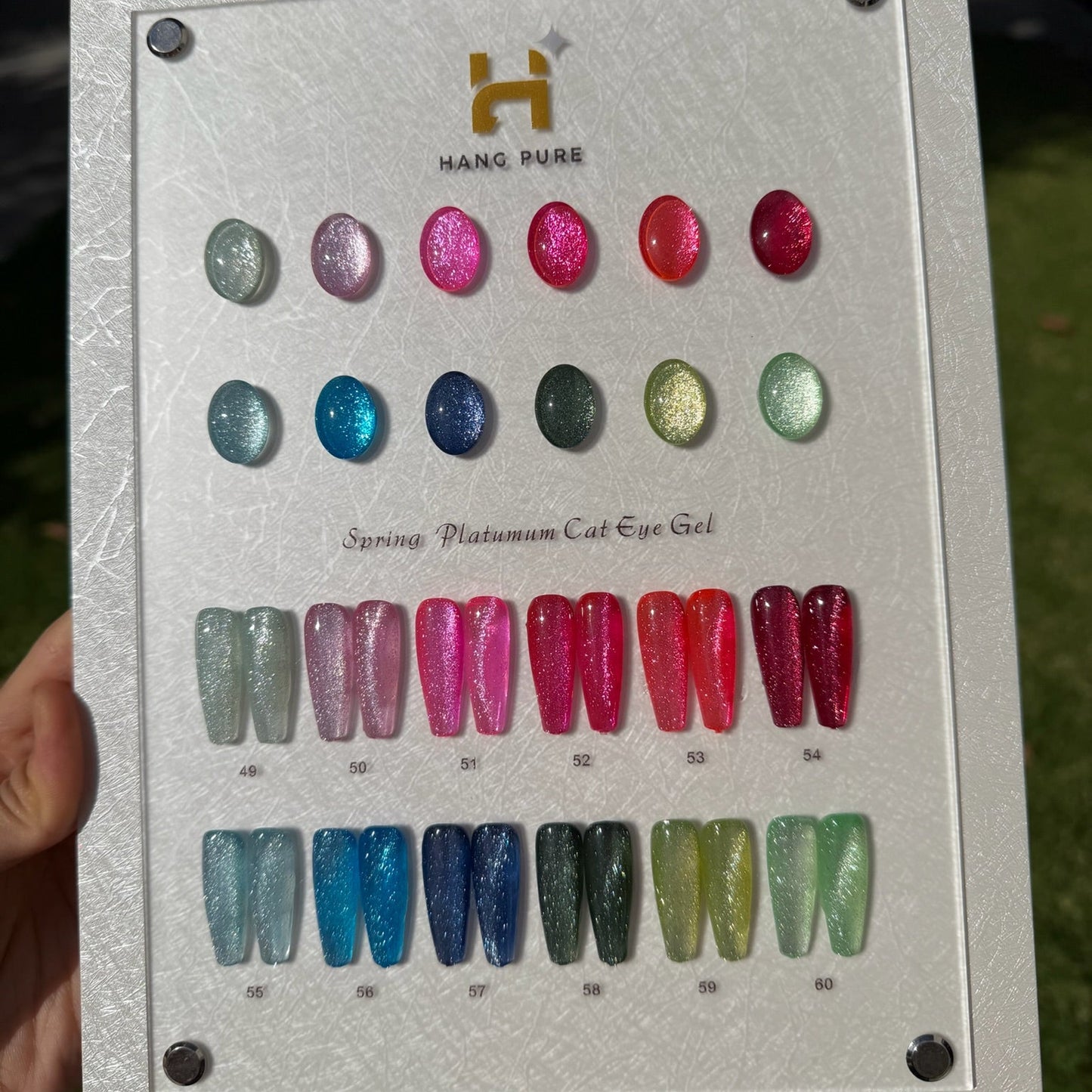 Spring Platinum Cat Eye Gel – HANG PURE USA | 12 Shimmer Magnetic Colors