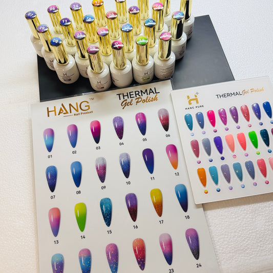 Temperature Color Changing Gel - Mood Polish - Set 24 Colors