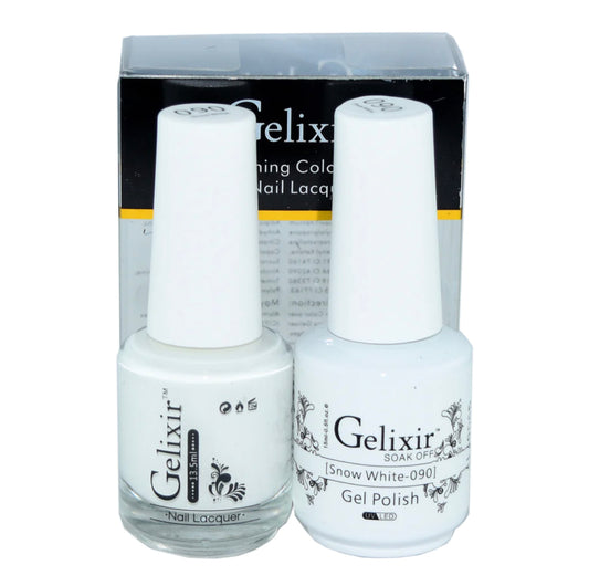 Gelixir White / Black - Duo Gel and Reg