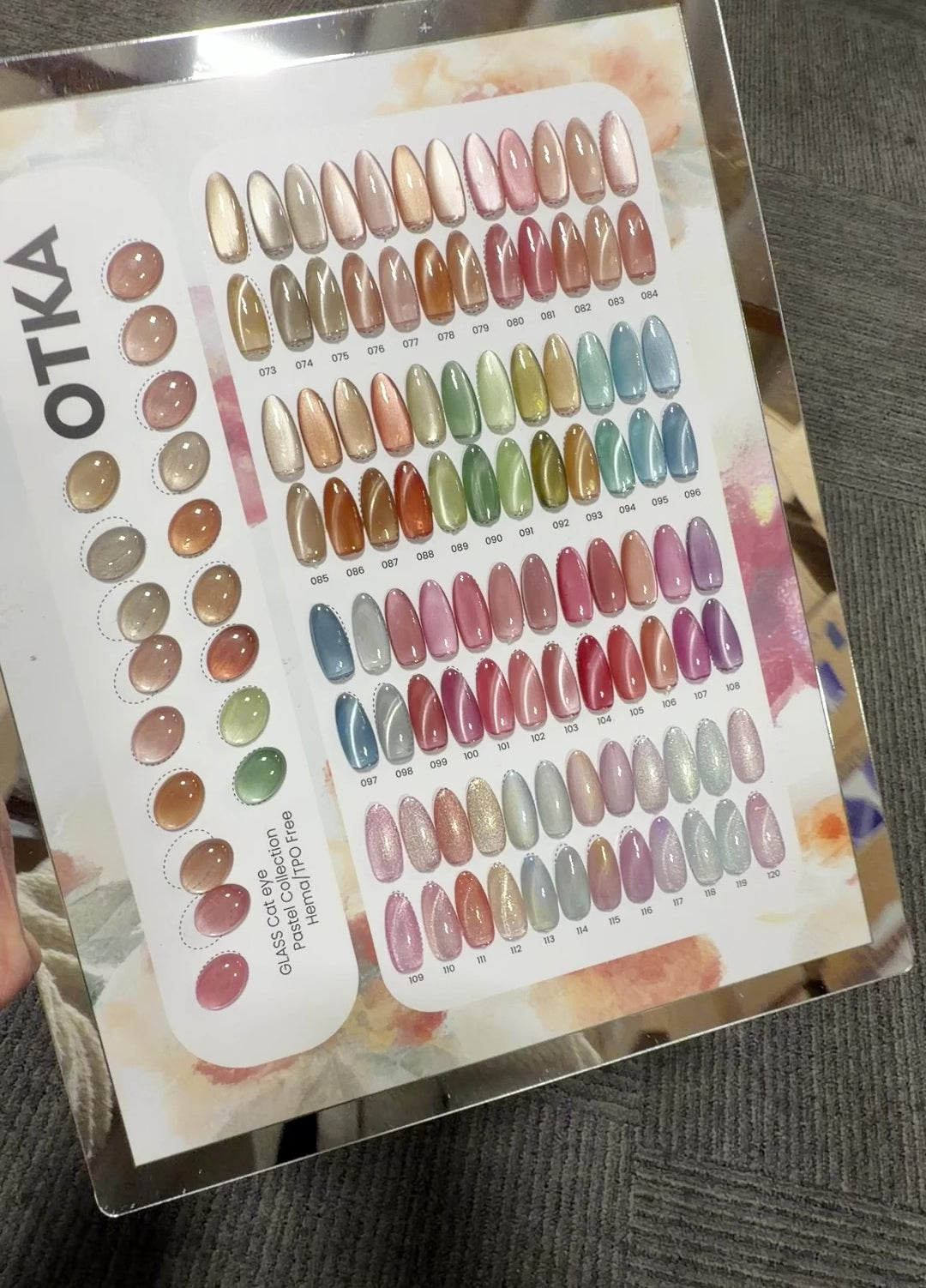 48 Colors Sheer Nude Moonlight Cat Eye Gel Polish Set | Scarlett