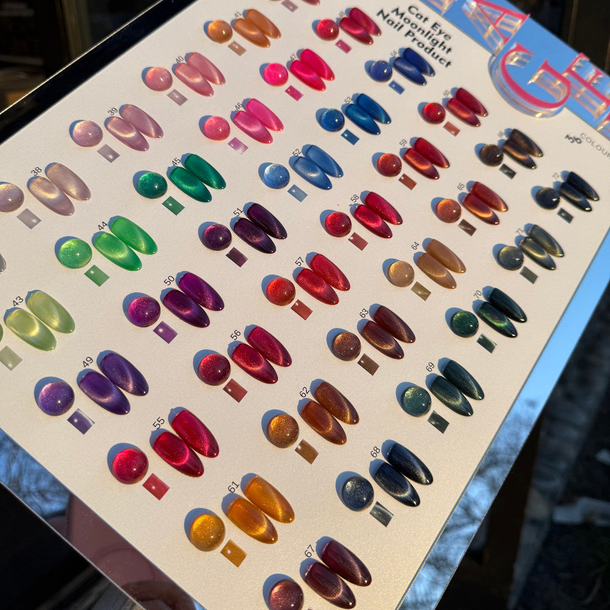 strong cat eye effect gel polish