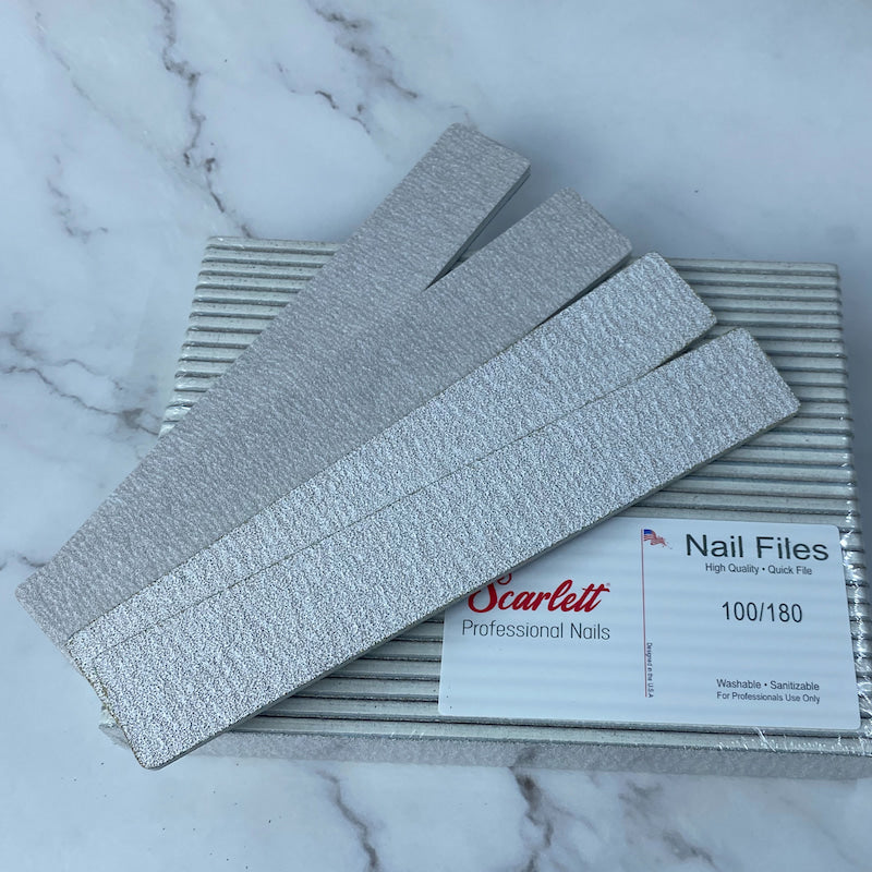 Scarlett Nail Files are made of high quality sandpaper Japan Origin. These are durable and help you to save time of filing nails.