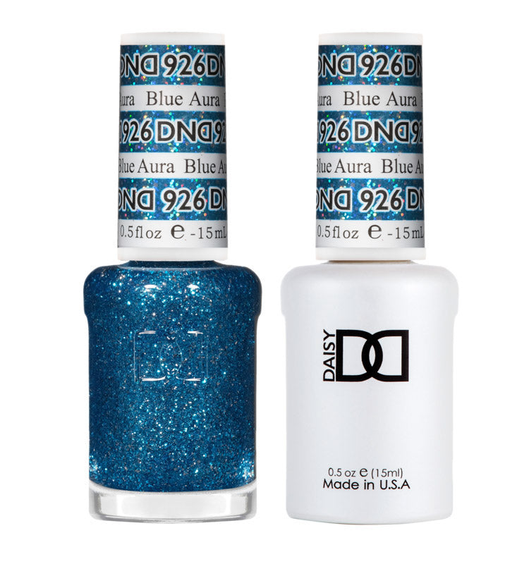 DND Polish Duo Super Glitter - Blue Aura 926