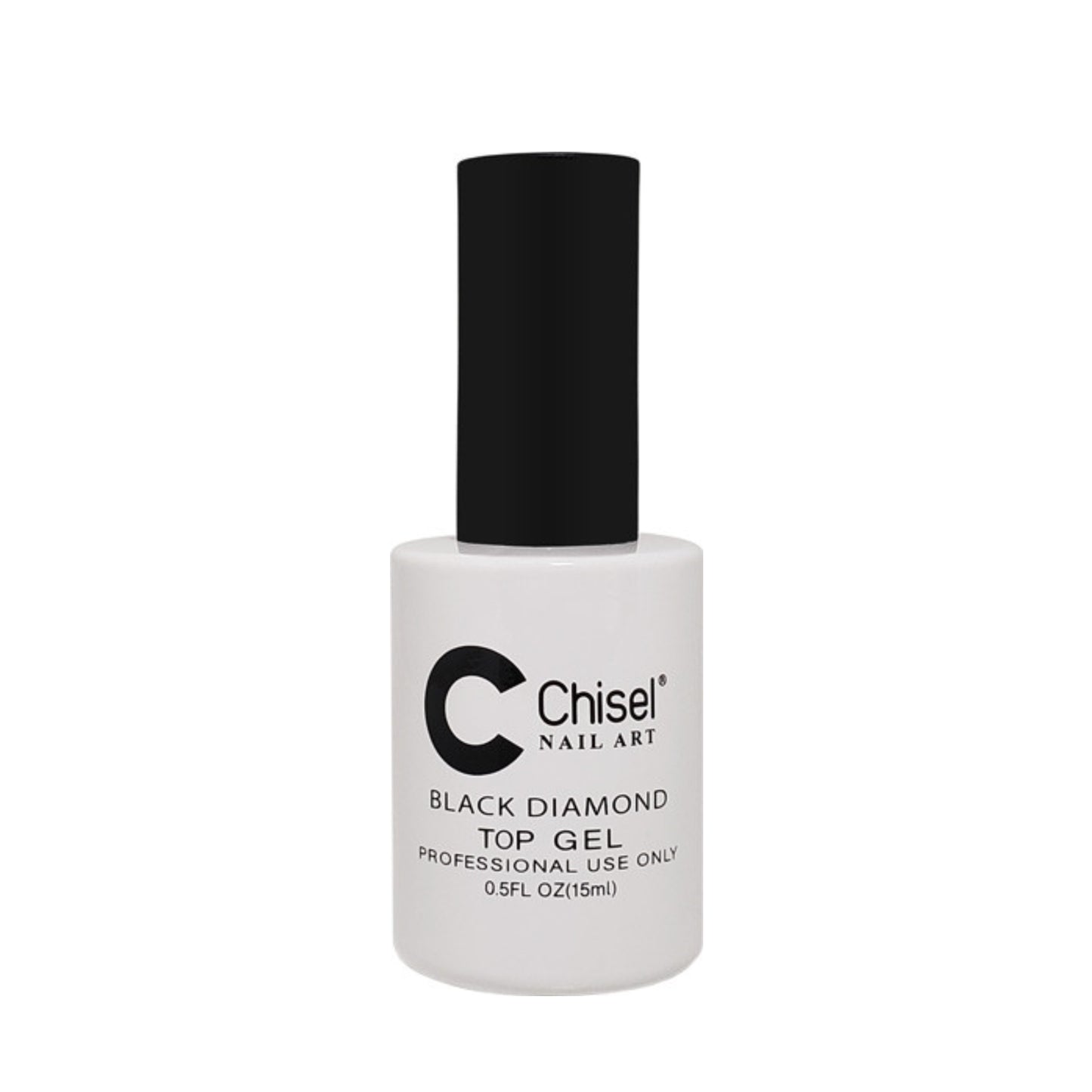 Chisel Black Diamond Top Gel. sed for acrylic (no base needed). Achieve a gel-like look. Dipping powder manicure lasts longer. Apply top gel & cure under UV/LED light for 60 seconds.