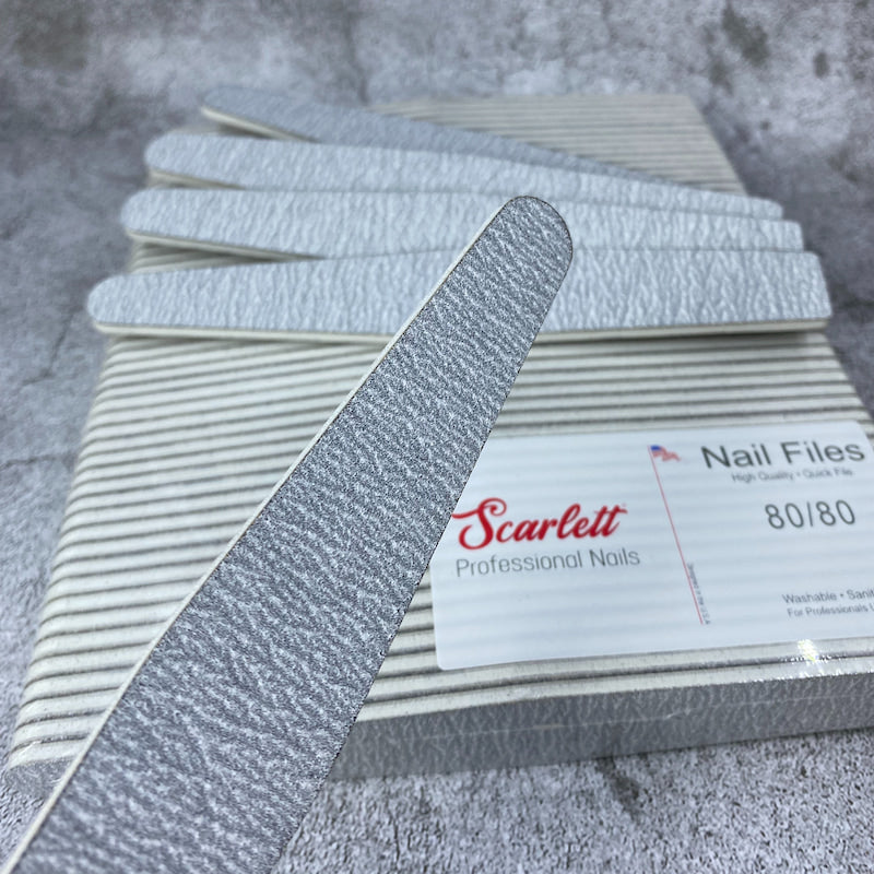 Professional Zebra Nail File - Diamond Shape - 80/80 Extra Coarse Grit