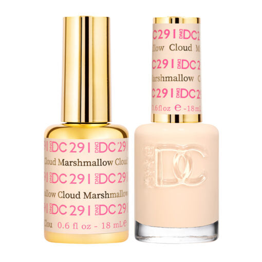 DND DC GEL & MATCHING LACQUER. DC - Marshmallow Cloud 291