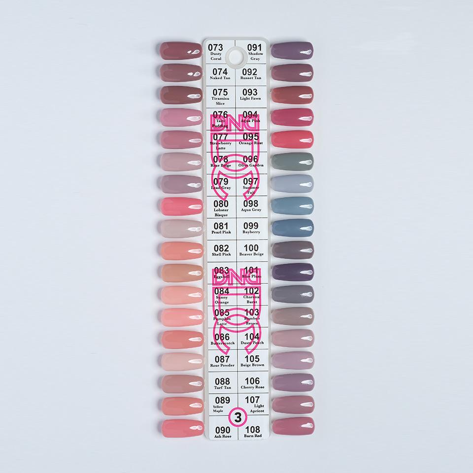 DND DC Swatch Collection #3 - 36 Colors ( 73 to 108 )