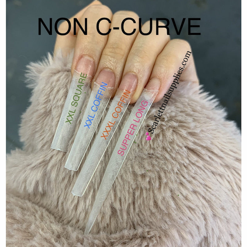 The extra long nail tips are made with high quality material, is a kind of green environmental friendly material, providing you a safe and comfortable nail doing experience.