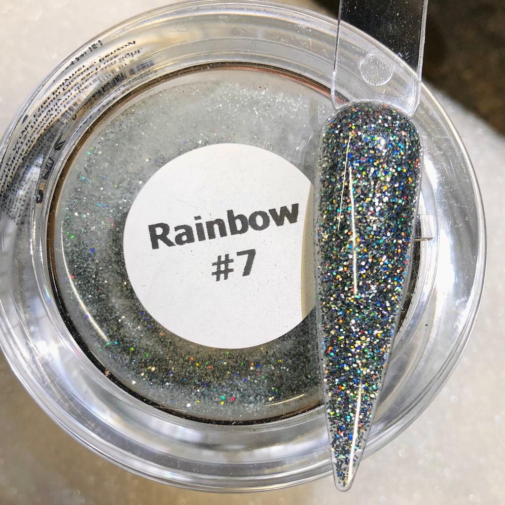 Holographic Nail Glitter Acrylic Powder - Rainbow Collection #07