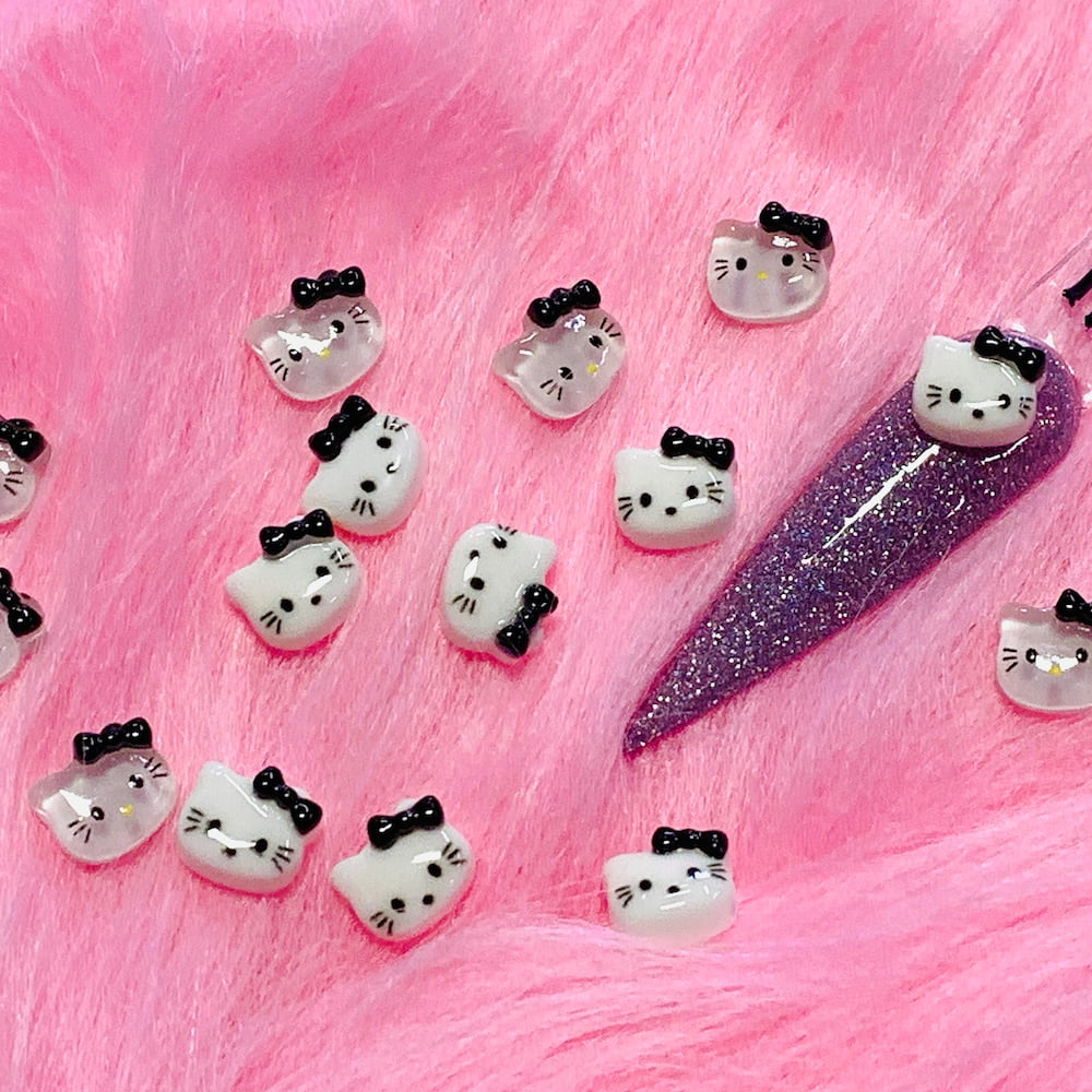 This is a very cute design of kawaii nail charms - 3D Hello Kitty Kawaii Charms.