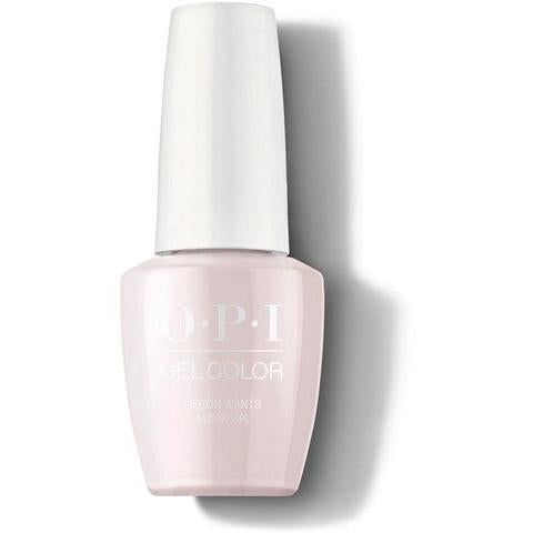 Lisbon Wants Moor OPI gel color. Your nails will demand moor from this delicate pink gel nail polish.