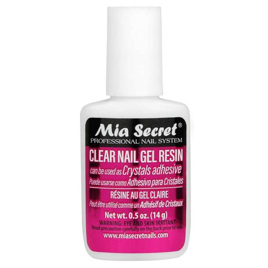 Mia Secret Clear Nail Gel Resin has thick Formula Perfect for Wraps Repairs and Strengthening Natural Nails Non Yellowing Gel Resin