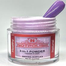 Notpolish G17 - Juicy Berry. The Notpolish Heavenly Glow Collection Powder will glow when its in the dark