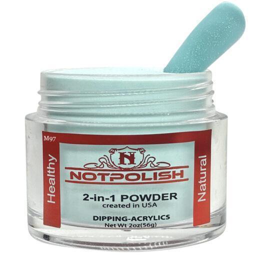 Notpolish Matching Powder M97 - Pleasant Teal