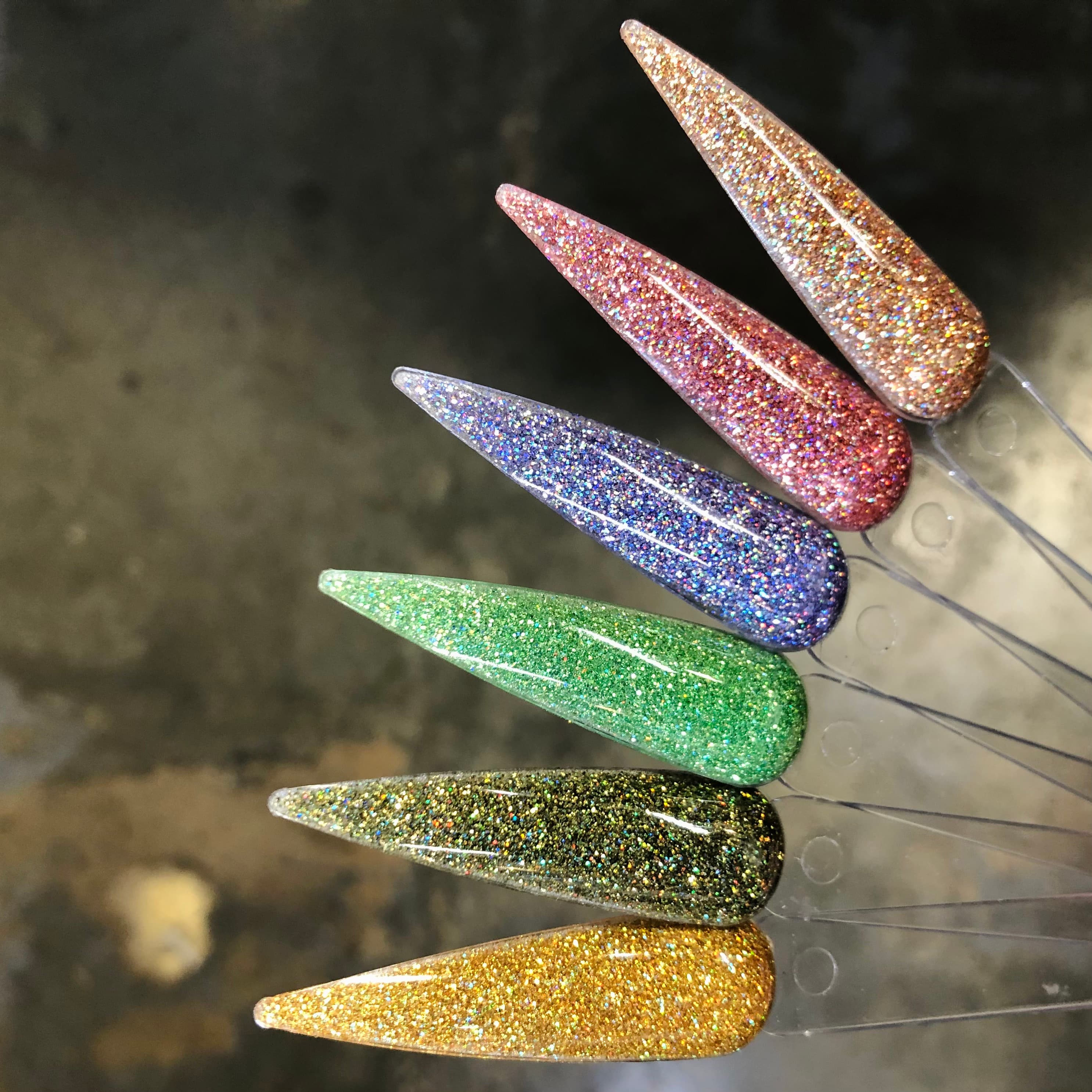 Nails Glitter Powder Nail Art Sequins Metallic Shining Flakes Colorful Nail  Glitter Set For Nails Decoration 6 Boxes | Fruugo KR