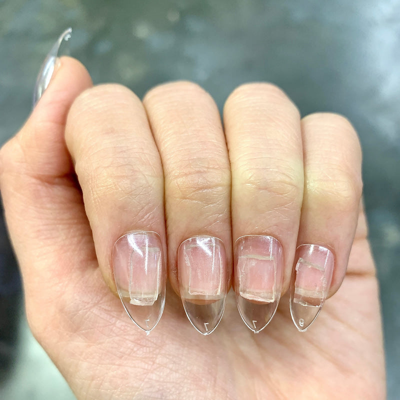 This Short Almond Nail Tips is great for nail designs start with the perfect shape for short french tip nails designs.
