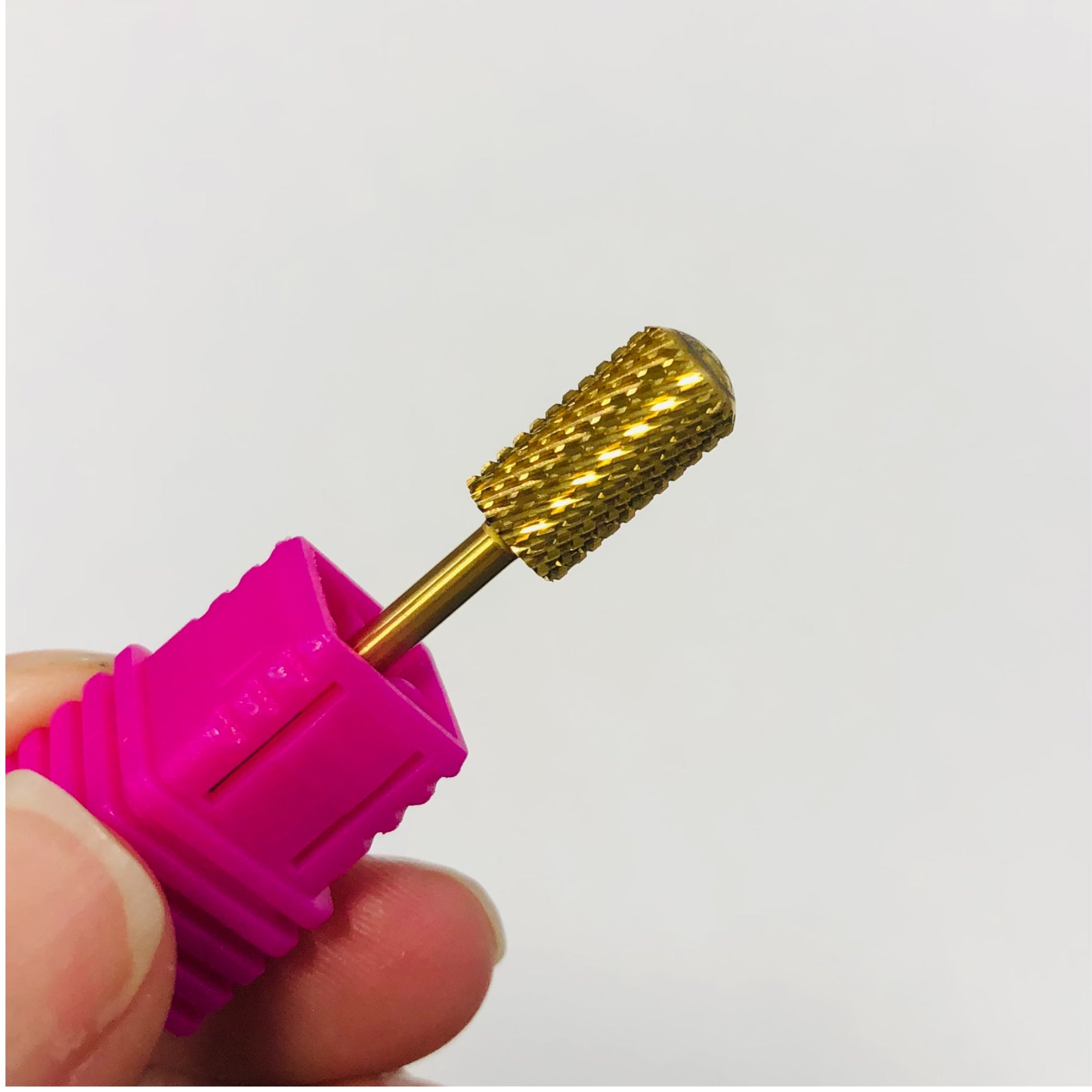 Dip Powder Turbo Smooth Top Barrel Drill Bit - Coarse Drill Bits are excellent for filling down thick dip powder nails before soaking off.
