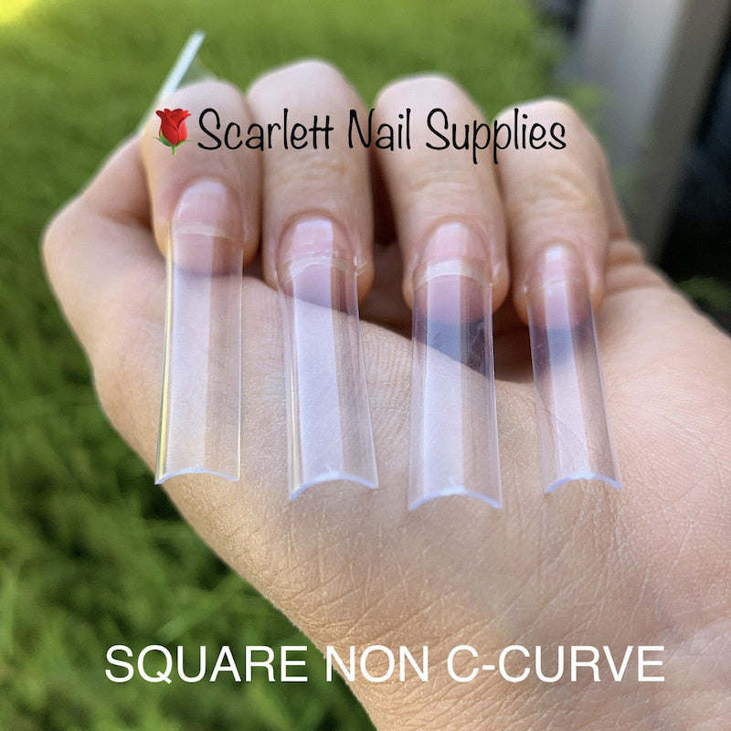 The straight square No C-Curve tips are designed with the newest no c curve tips shape.