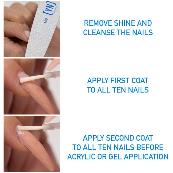 How to apply protein bond nails