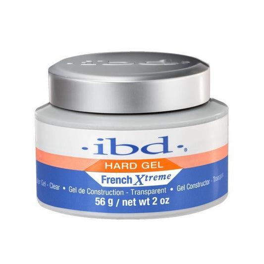 IBD Clear Hard Gel French Xtreme UV is a thin viscosity gel designed for natural nail overlays,