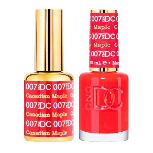 DND DC 007 Canadian Maple - DND DC Gel Polish & Matching Nail Lacquer Duo Set
