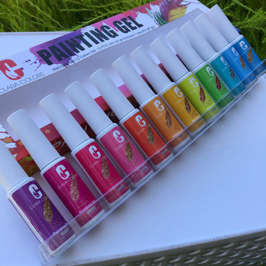 Set 12 colors Gel Painting for Nail Design