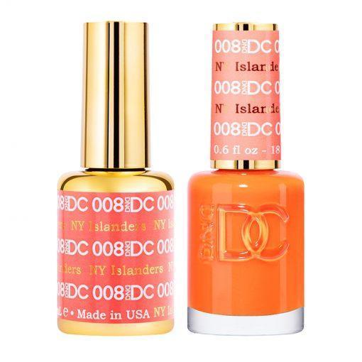 DND DC 008 NY Islanders - DND DC Gel Polish & Matching Nail Lacquer Duo Set