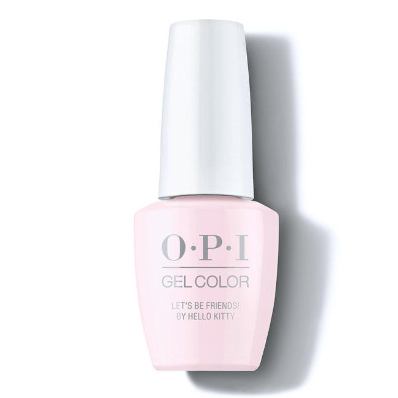 OPI Let's Be Friends Gel Color. Transform your look with OPI GelColor Gel Nail Polish in Let's Be Friends. This shine-intense shade cures in 30 seconds and lasts for weeks. From eye-popping bright polishes to treatments that transform nails, it's no wonder OPI is the most-asked-for brand in the industry.